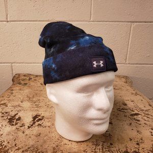 Under Armour OS Beanie Cap Tie Dye Blue & Black